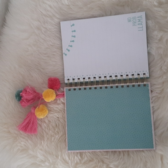 Set of 2 James Burke  No Prob LLAMA  Journal &  Miniature Llama Wooden Clips New - Picture 7 of 8